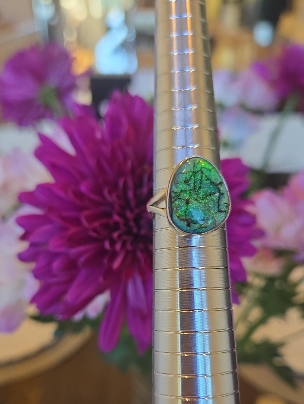 Monarch Opal Solid Sterling Ring
